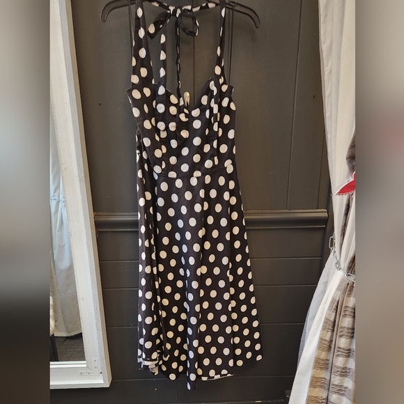 Hell Bunny Dresses & Skirts - Hell Bunny Polka Dot Halter Dress